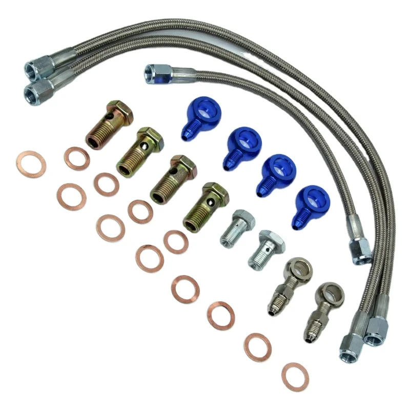 Turbo Water Oil Line Banjo Bolt Gasket Kit for NISSAN SILVIA S14 S15 SR20 DET