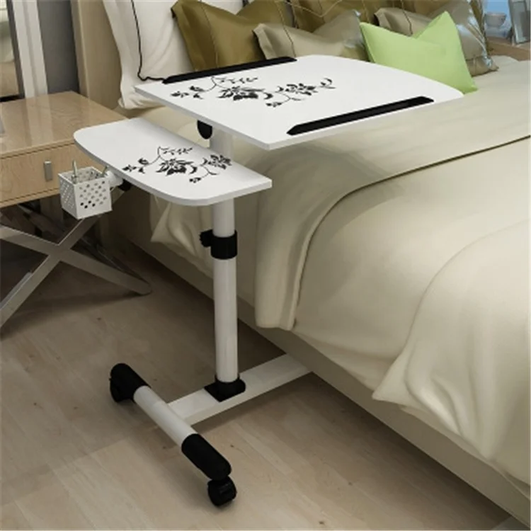 
Home Office Work Height Adjustable Sit Stand Mobile Laptop Computer Desk 