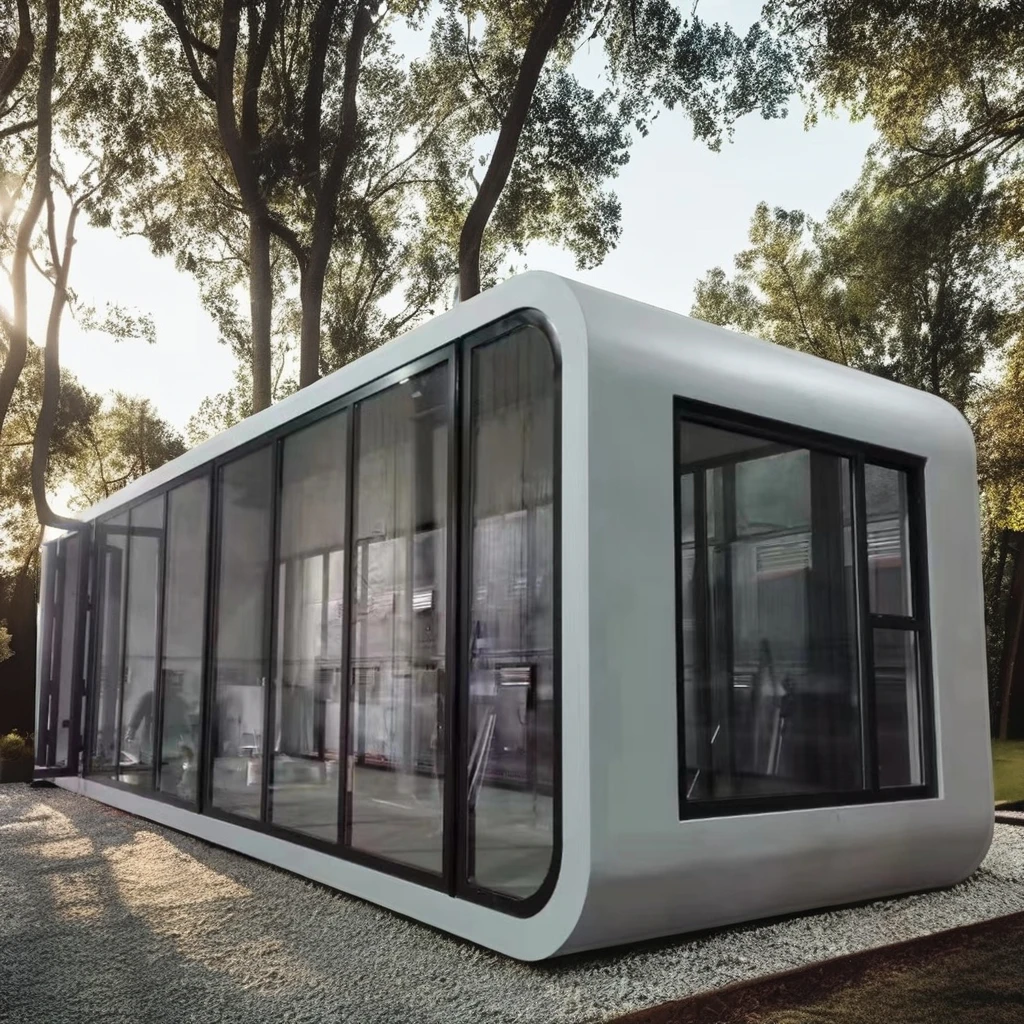 2024 Лидер продаж 20Ft 40Ft Apple Cabin мобильный капсульный дом/отель/дом/офис