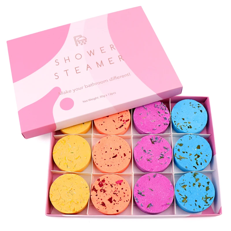 Aromatherapy Shower Tablets Long-lasting Fragrance Bathing Steamers Unique Natural Scents for A Relaxing Shower Experience