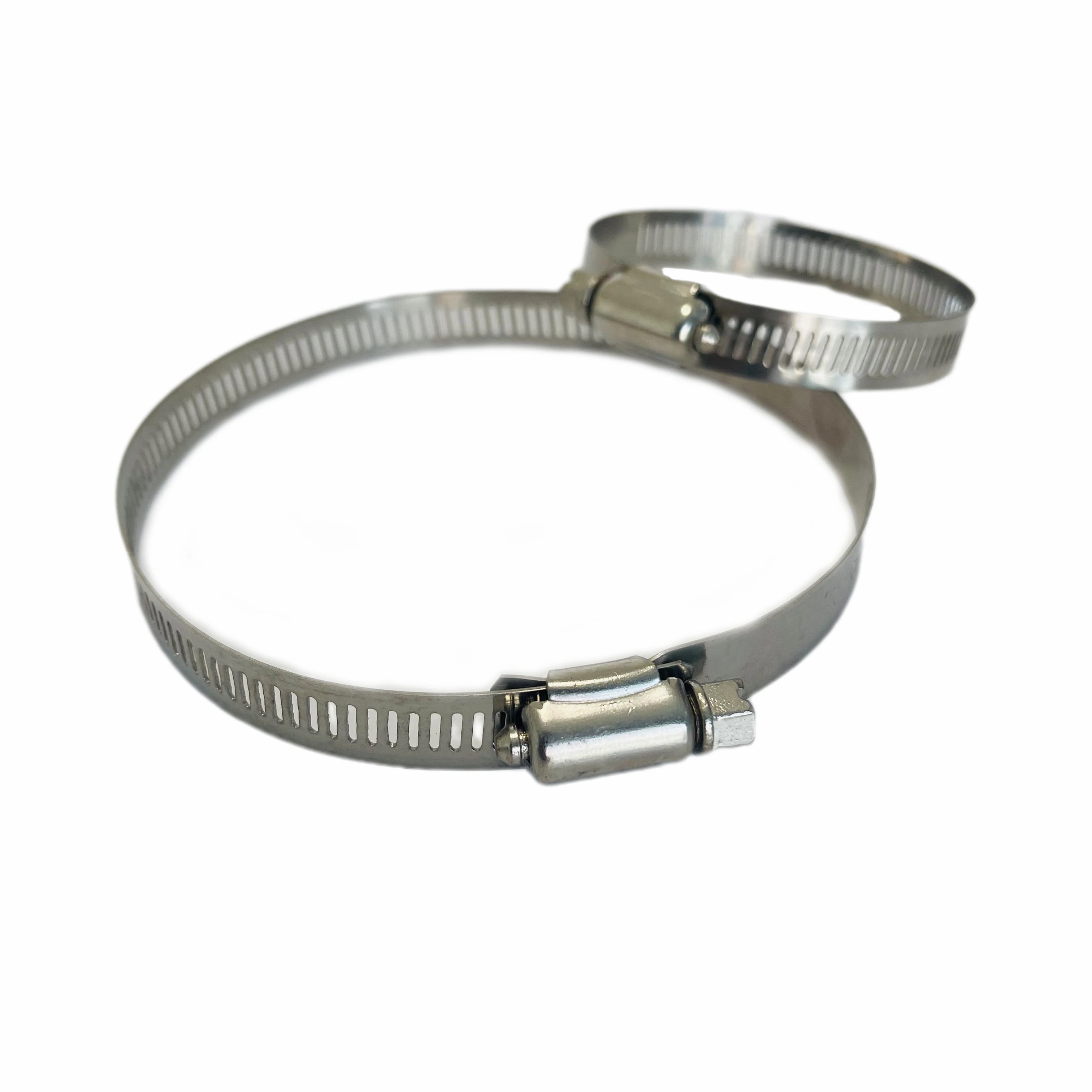 Factory Wholesale Heavy Duty hose clamps stainless steel ss pipe clamp 1/4 American Type Hot hose clip Hose Clamp