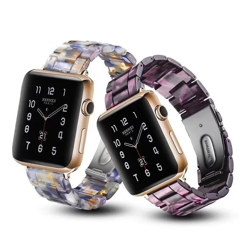  Ремешок полимерный для Apple Watch 1 2 3 4 5 6 SE сменный Браслет наручных часов Iwatch 38 40 42 44 мм разные