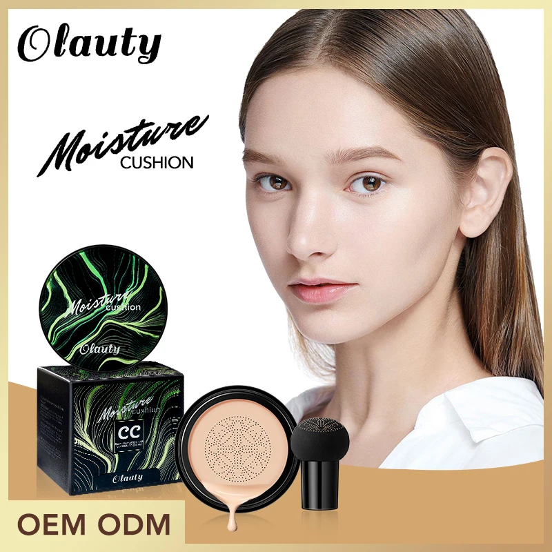 Wholesale Mushroom Head Isolating Cushion Foundation CC Cream Lasting Waterproof Full Coverage Whitening Lightening Features
