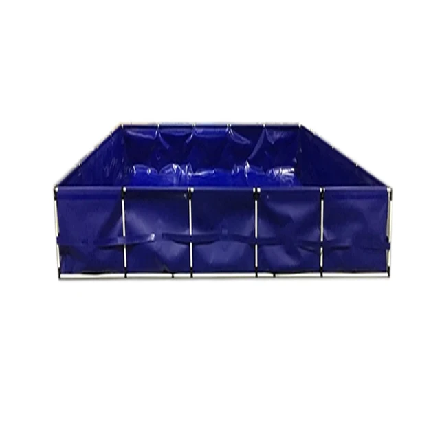  1000L ~ 50000L прочный складной портативный PVC брезентовый холст воды рыбоводства аквакультуры прямоугольный бак