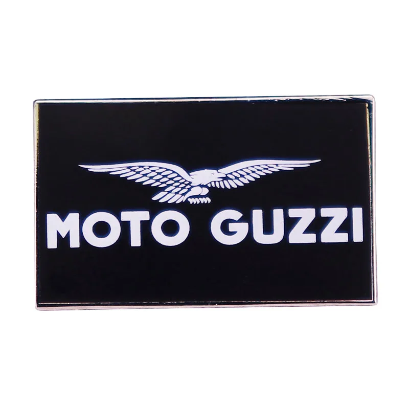 Moto Guzzi Enamel Pin Italian Motorcycle Manufacturer Logo Eagle Bike Emblem Badge Biker Brooch