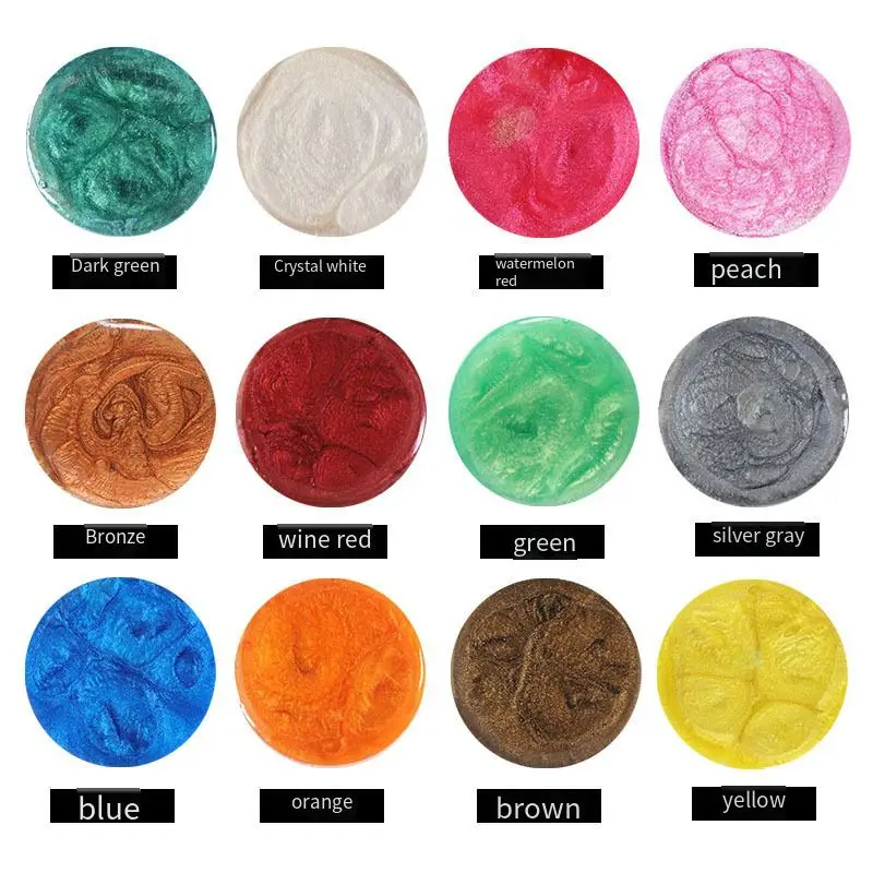 Epoxy Resin Dye 24 Mica Powder for Epoxy Set Epoxy Resin Color Pigment Soap Dye Cosmetic Pigment Powder