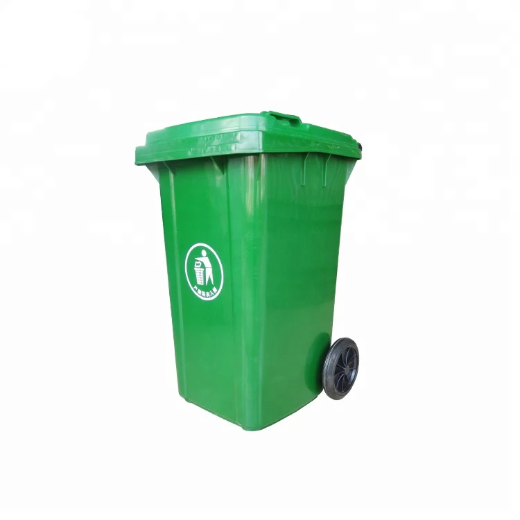 Китай, 100 литров, материал HDPE, Экологически чистая наружная мусорная корзина с колесами, мусорная корзина, мусорная корзина, пластиковая корзина