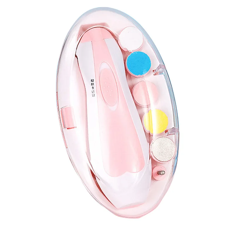 Hot Sale 6 in 1 Baby Nail Trimmer File Cutter Electric Nail Clippers Grinder Kit