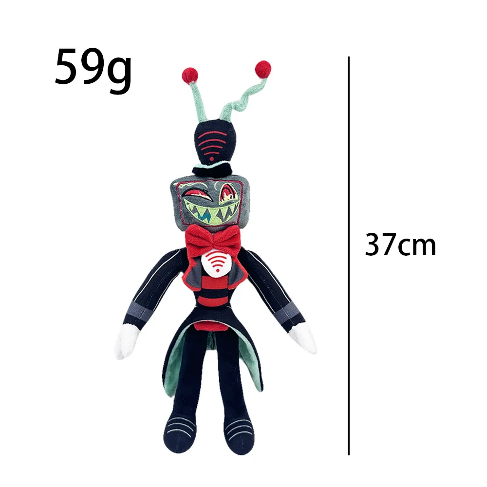 Newest Product  Hazbin Hotel Alastor Plush Toys Hell Plushes Game Anime Peluche De Hazbin Hotel Alastor Plush Toy