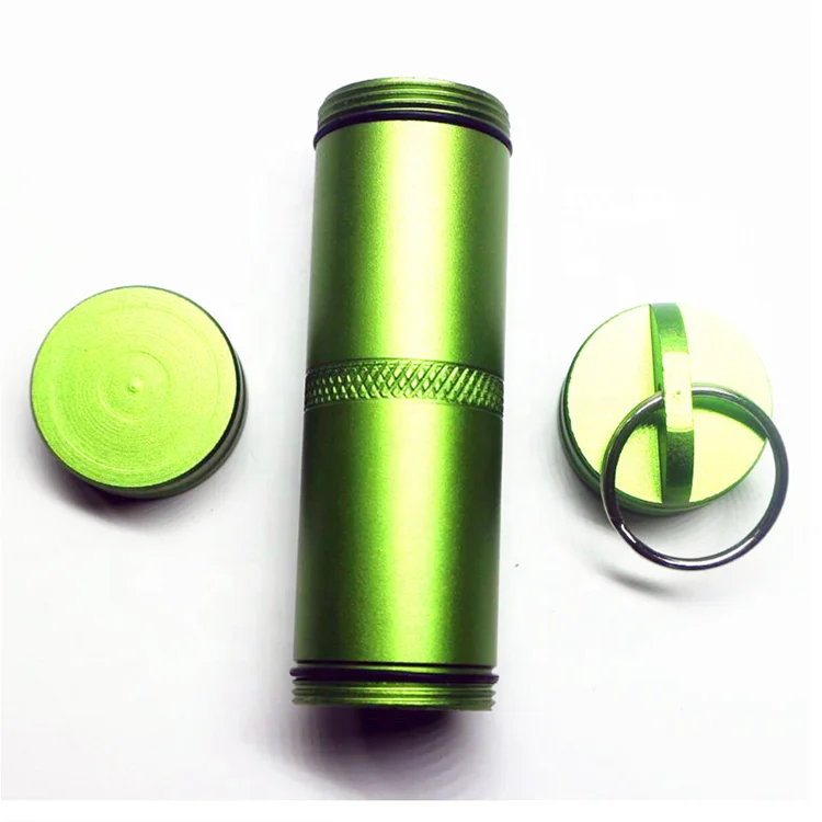 Multi-function aluminum alloy tank medicine box,survival case container for first aid