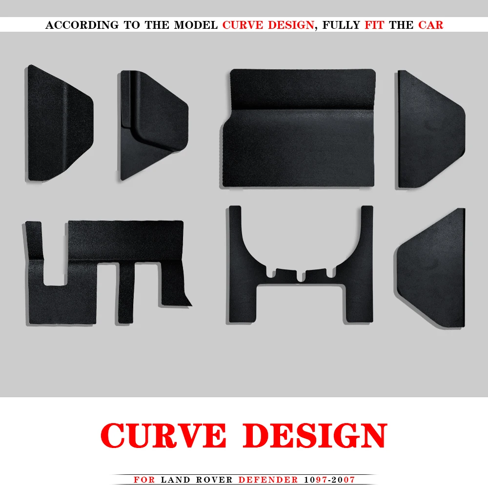 Автомобильные коврики с центральным консольным ковриком для Land Rover Defender стельки напольный коврик 300 tdi td5