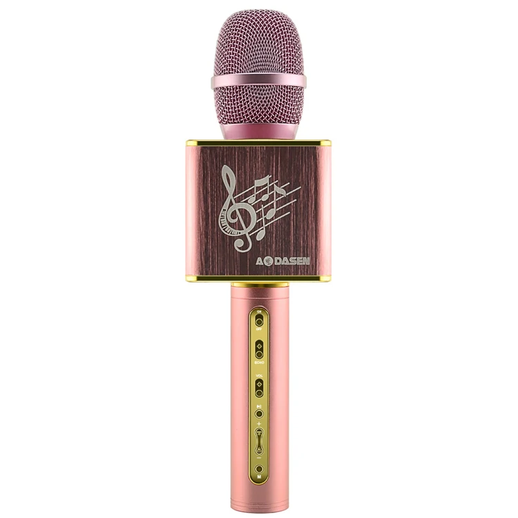 JY50 Handheld Mic Karaoke Wireless Party Handheld Singing Recorder Party Speakers with Mic Karaoke Wireless Microphone