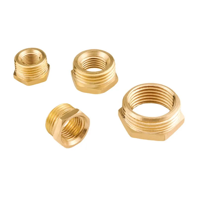 Brass Male To Female BSP Reducing Bush Reducer Fitting Gas Air Water Fuel Hose Connector Brass Fitting