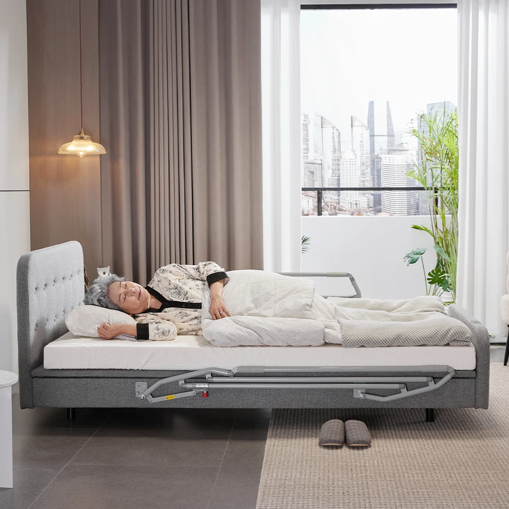 Tecforcare Modern hospital bed for home electrical nursing bed nursing home medical home care bed for elderly