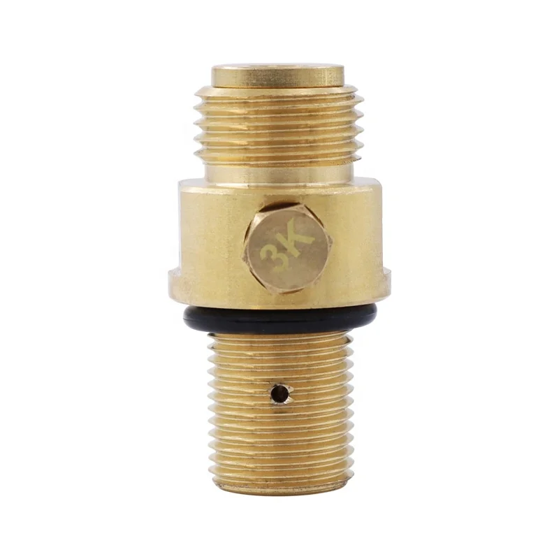 Brass M18X1.5 CGA320 Soda Cylinder Valve Stream Adapter Connector for Filling Soda Tank