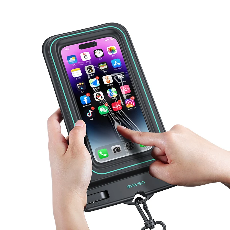 USAMS YD013 waterproof bag beach outdoor waterproof dry bag Surfing and swimming IPX8 waterproof