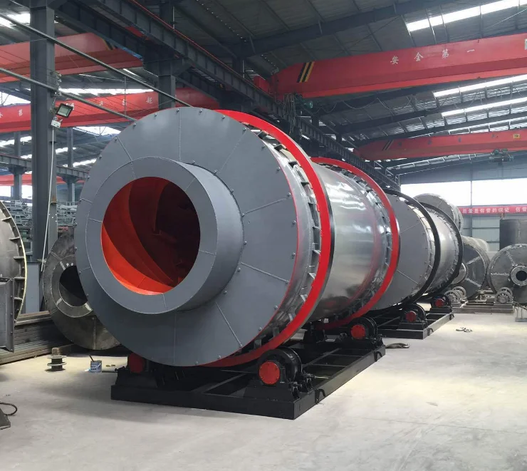 Energy Saving triple pass industrial river sand silica sand rotary drum dryer machine with good price