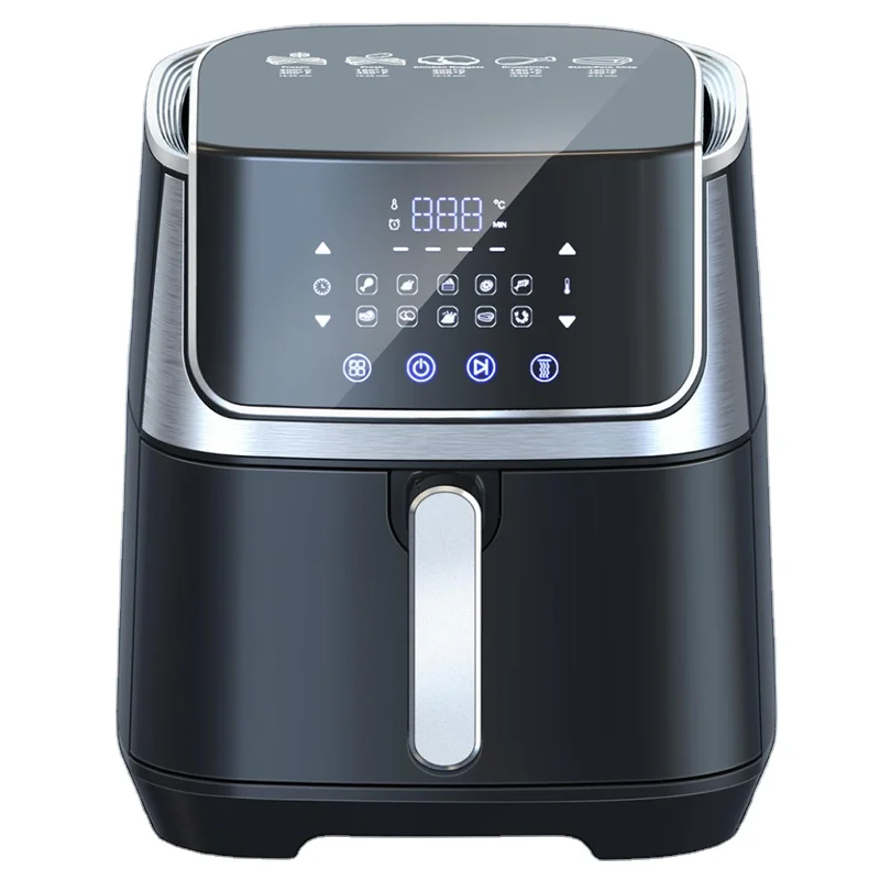 Household Electric Oil-free Digital Display Panel 4.5L Air Fryer