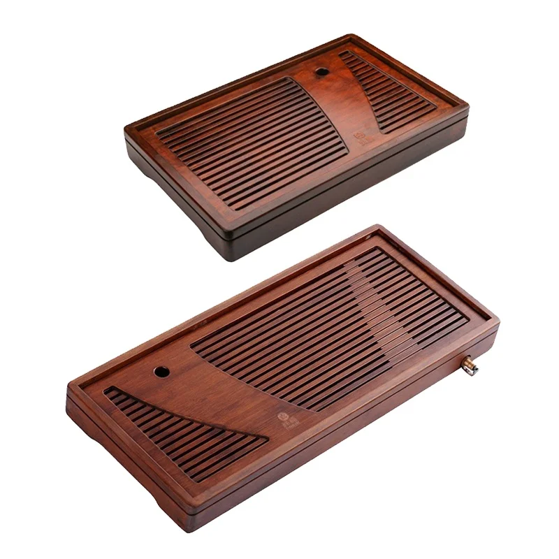 
Cheap Wholesale Natural Eco-friendly Teapot Service Tray Small Bamboo Wooden Tray Rectangle Bamboo Tray 