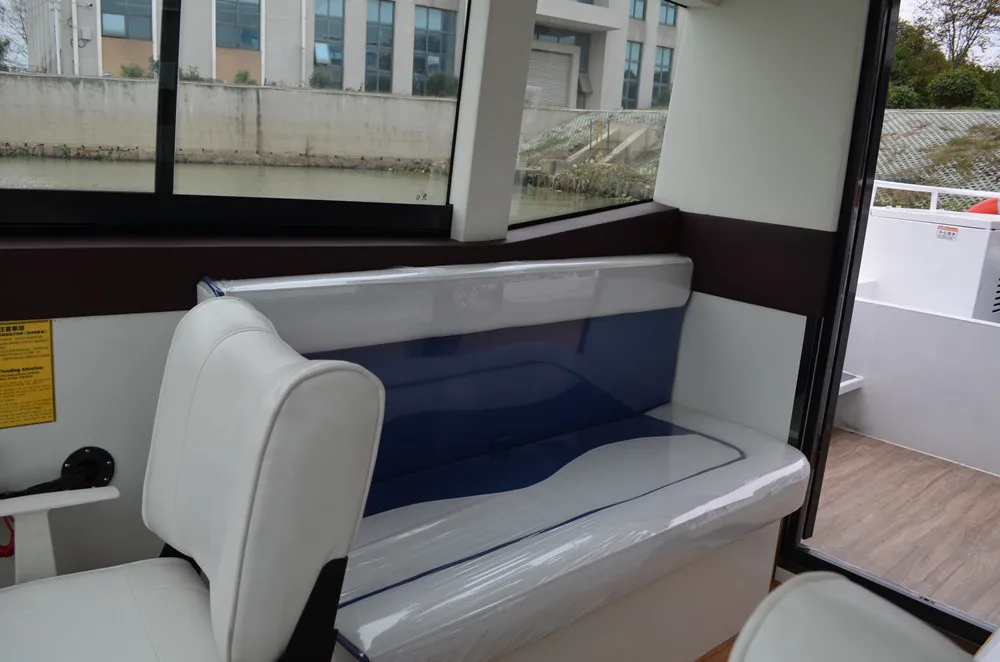 Full cabin 7.5M Passenger High Speed Fishing 5083 Welded Aluminium Boat For Sales