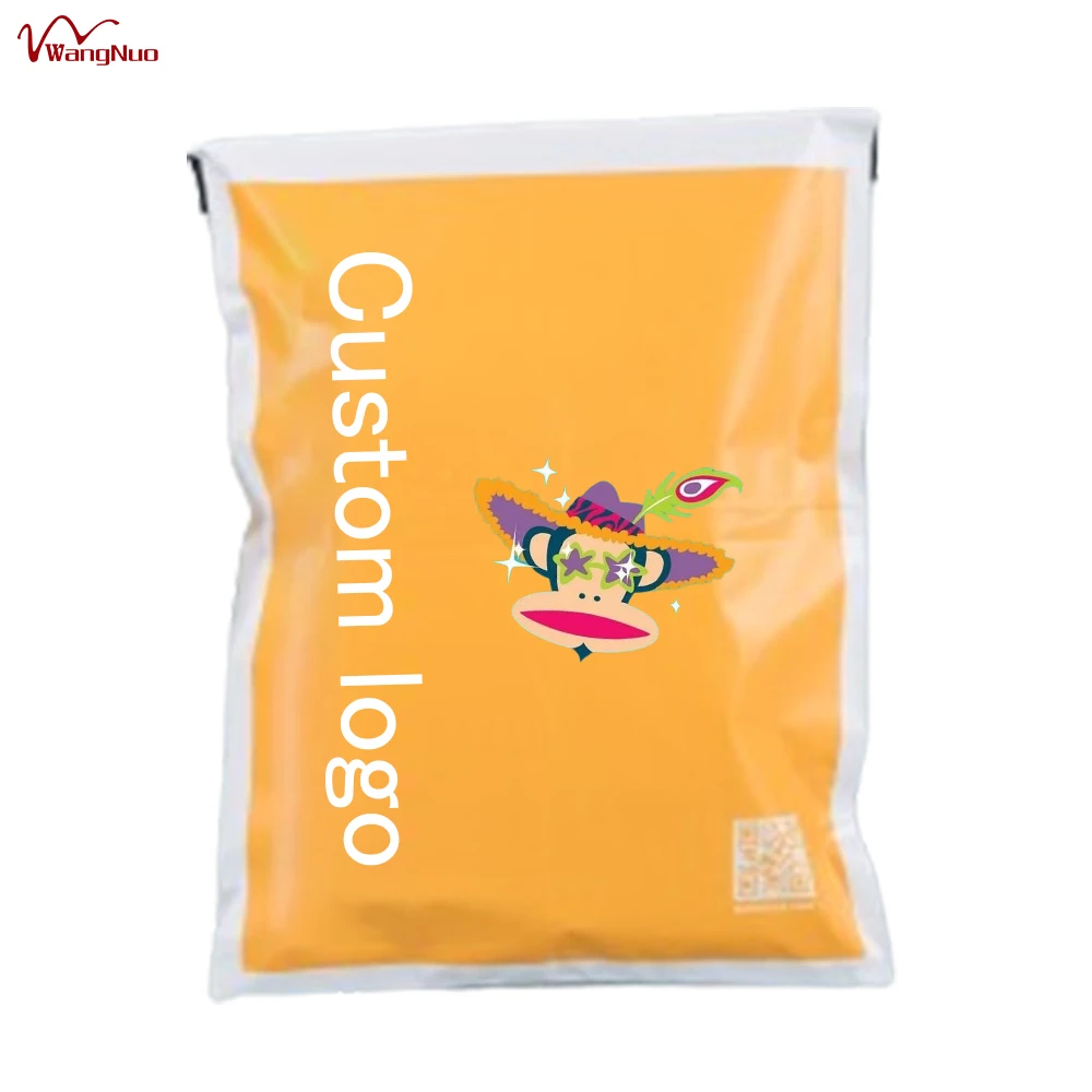 Customized a4 c6 a6 large self seal  black sticker packing list envelope polymailer packaging envelope