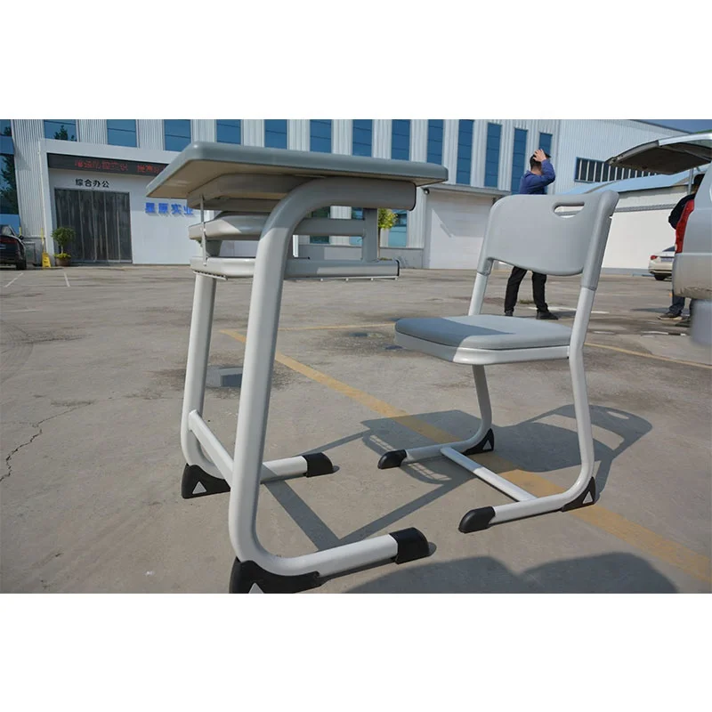 Hot sale Classroom furniture height comfortable university school furniture desk and chair