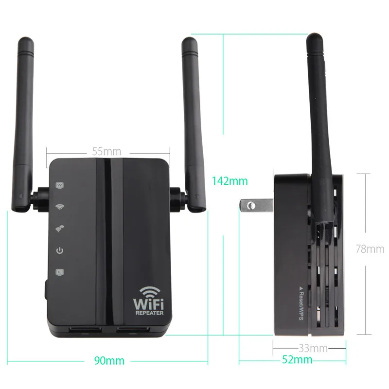 Sunsoont OEM Factory Price 10M 100M RJ45  802.11ac High Power  Wifi Router Repeater 100 meters indoor 300 meters outdoor