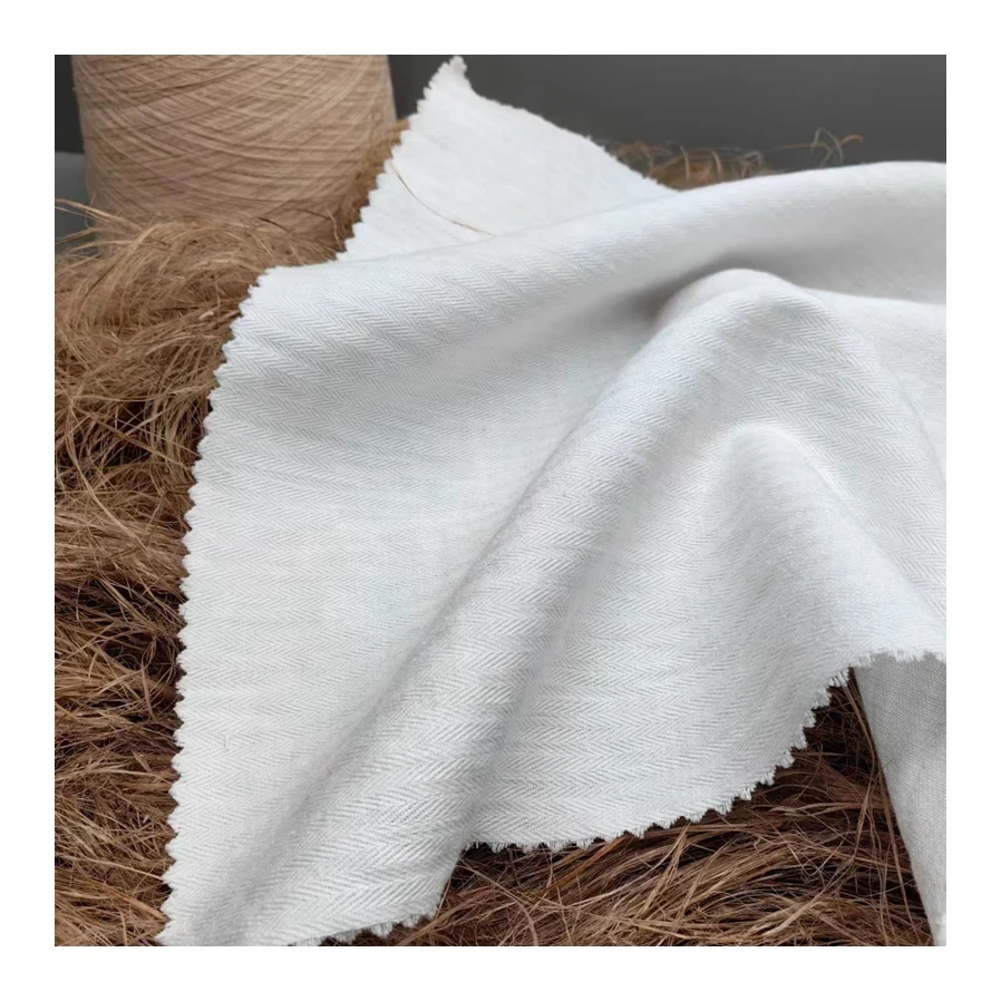 81007 --100% hemp-- Eco-friendly wholesale light weight woven plain dyed fabric for clothing