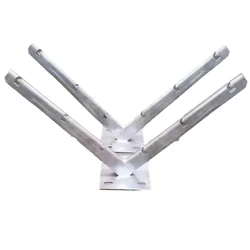 Hot -dip Galvanized Y Arm Chain Link Fence Fittings,Razor Barbed Wire Y Bracket Of Fencing