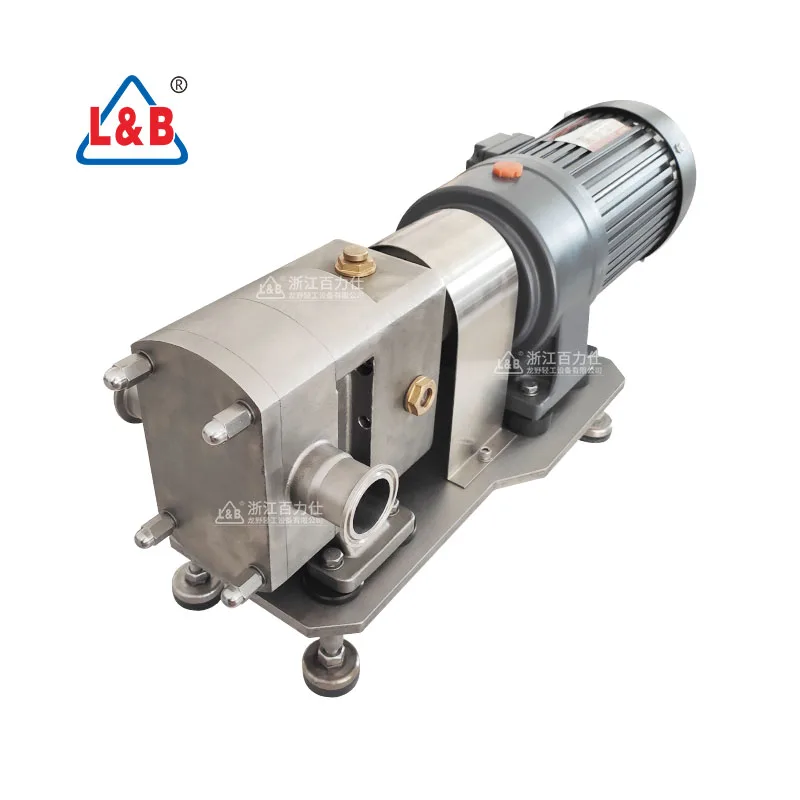 High Viscosity Rotary Lobe Pump SS304 SS316L Corrosion Resistance Automatic Chemical Liquid Transfer Pump