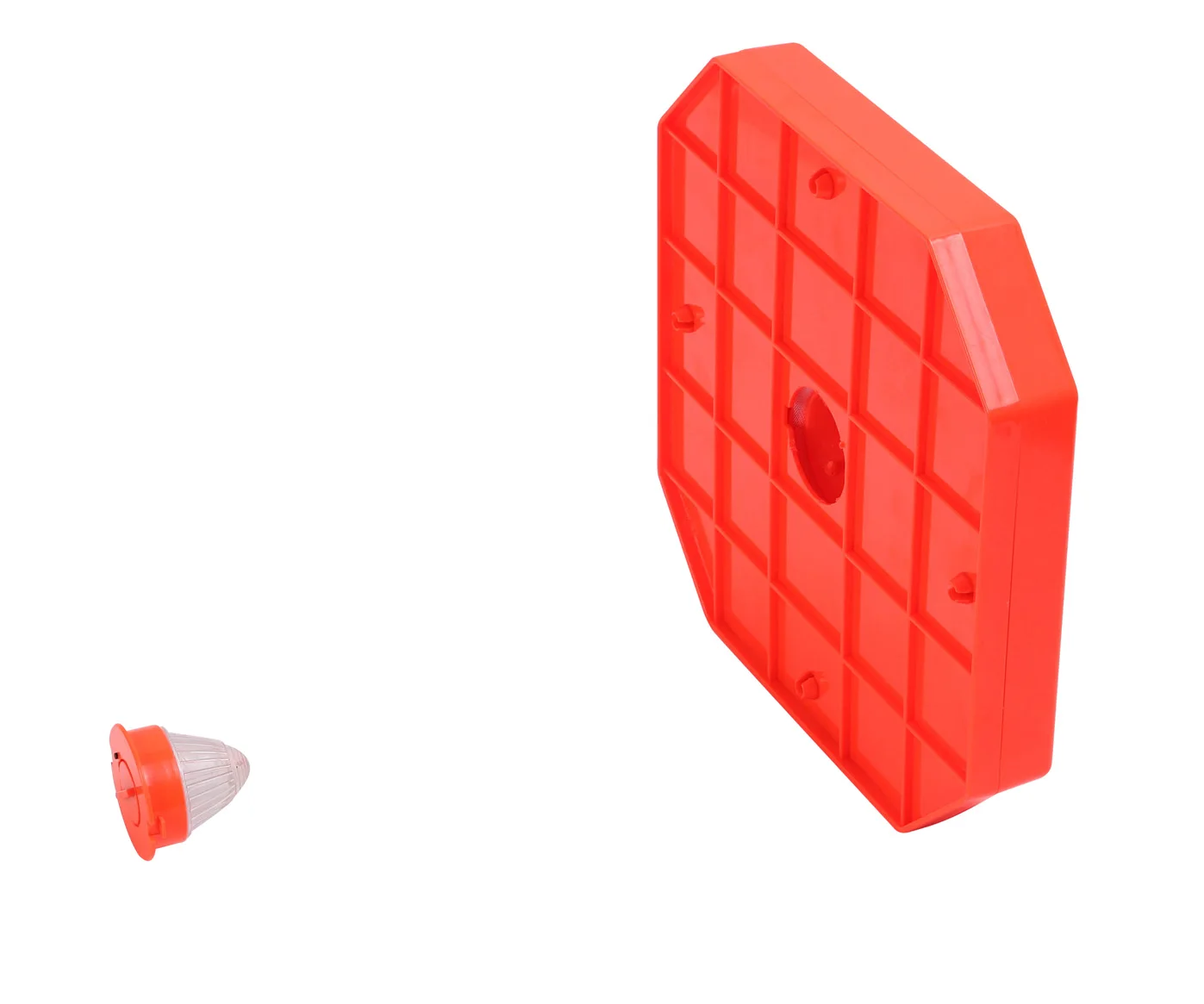 Hot Selling Small Size 30CM Height with Top LED Warning Light PP Base Folding Traffic Cone for Pavement Security