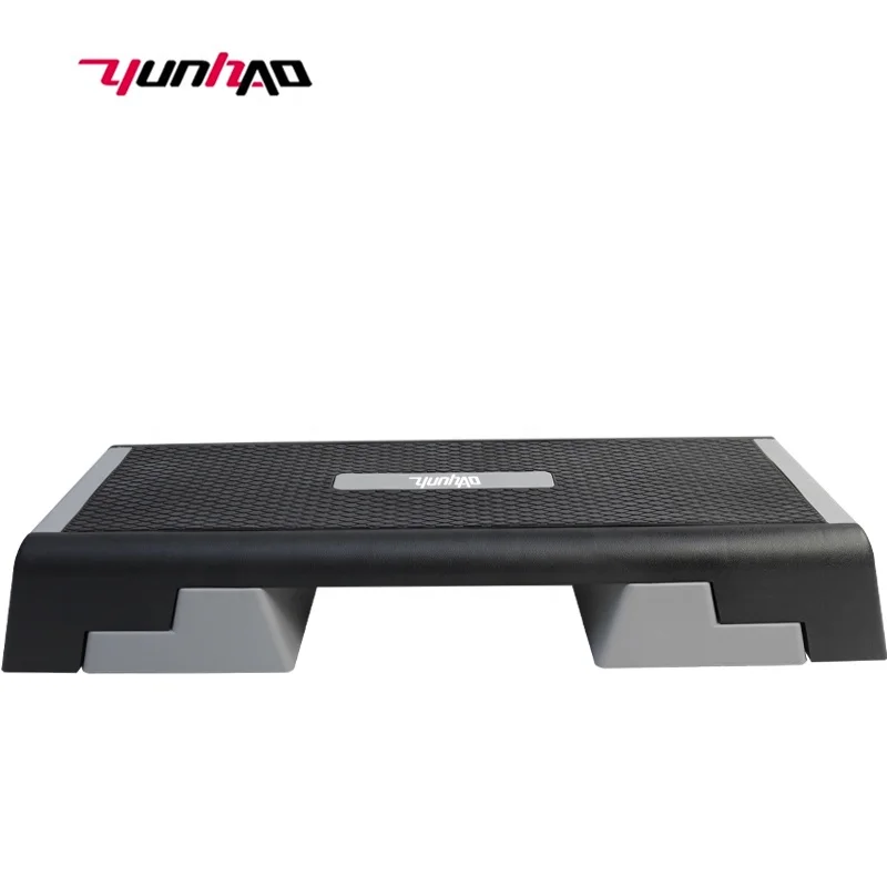 YunCheng High Quality Custom Logo 98cm Adjustable Aerobic Fitness Exercise Step Pedal with Non-slip Surface