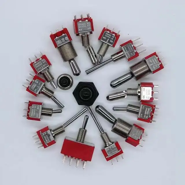 Индивидуальный 2A 250v 4pin переключатель тумблера dpdt