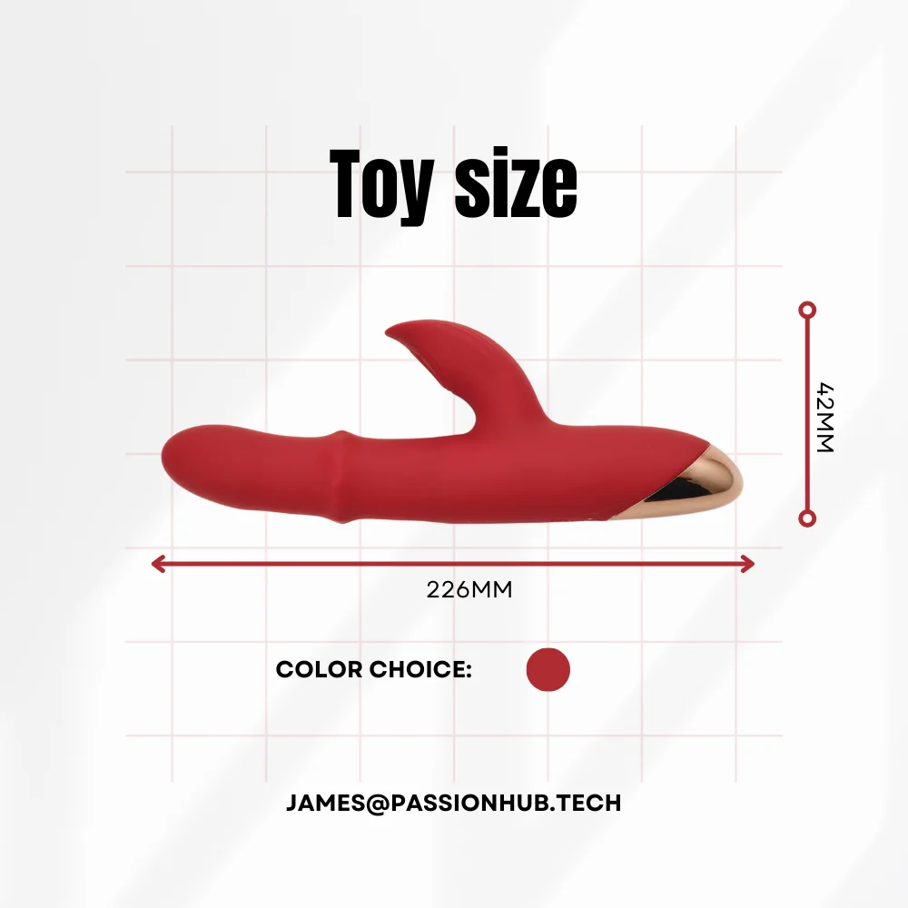 Silent Female Masturbation Toy Thrusting Ring Design for Glans Friction Touch IPX6 Waterproof Vibrator