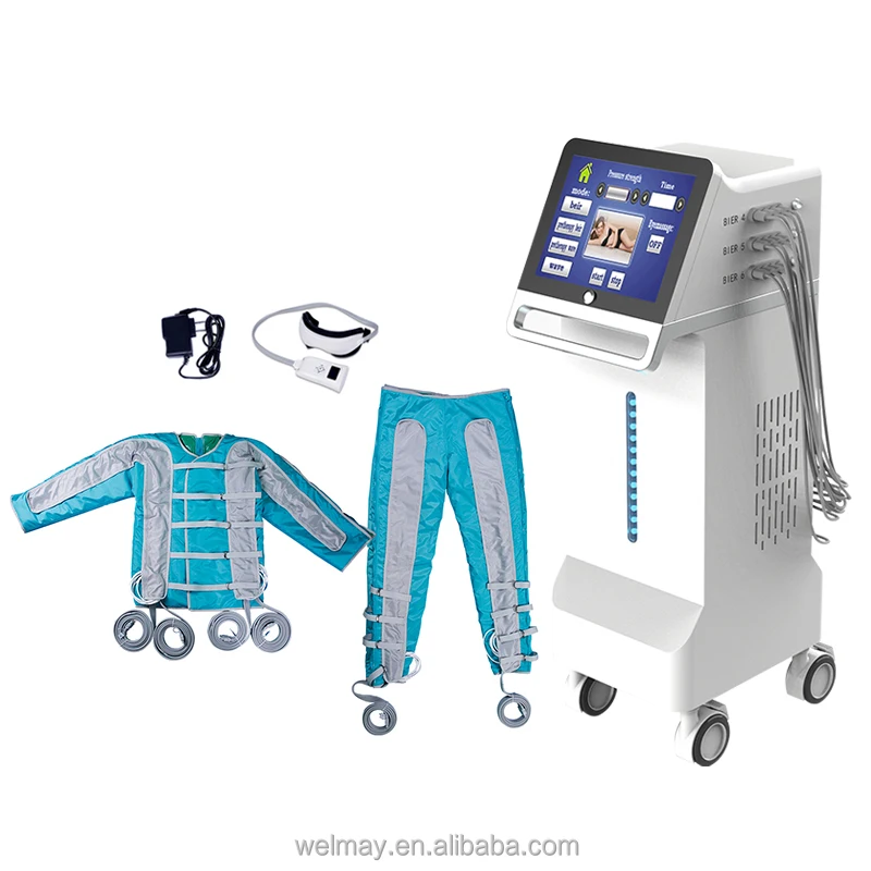 Newest Professional Far Infrared Air Compression Lymphatic Drainage Massage Slimming Pressotherapy Vacuum Therapy Machine