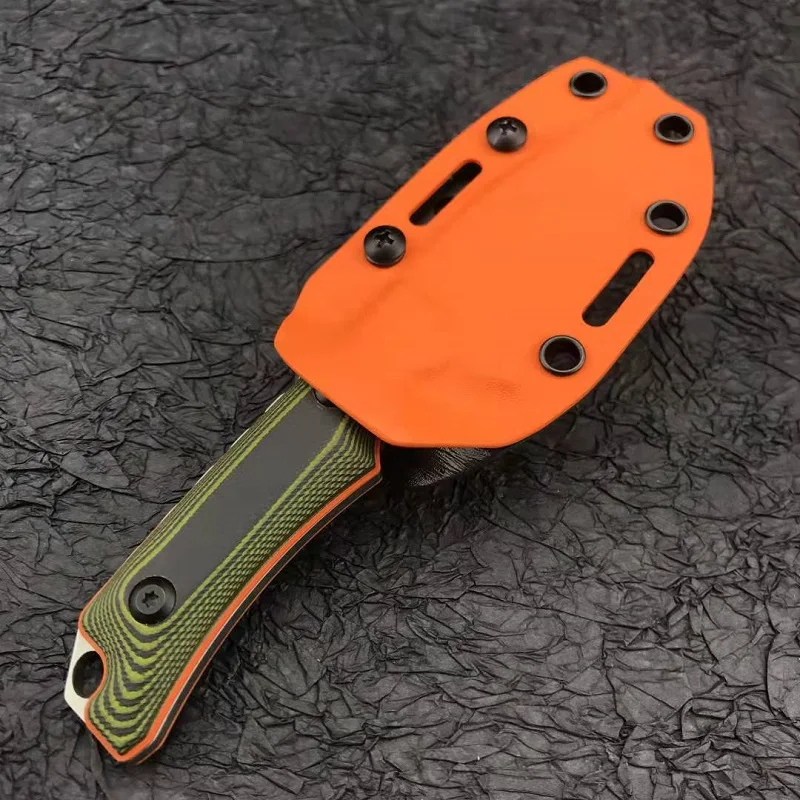 Dual color G10 handle outdoor camping with survival knife self-defense EDC hunting knife