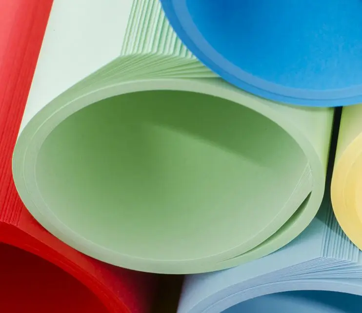 China GERSON long shaped colorful wood pulp bristol board cardboard