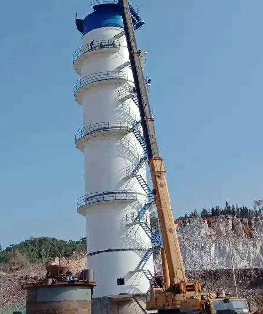 Chemical Industry Active Lime Vertical Kiln Production Line Plant 100-400TPD