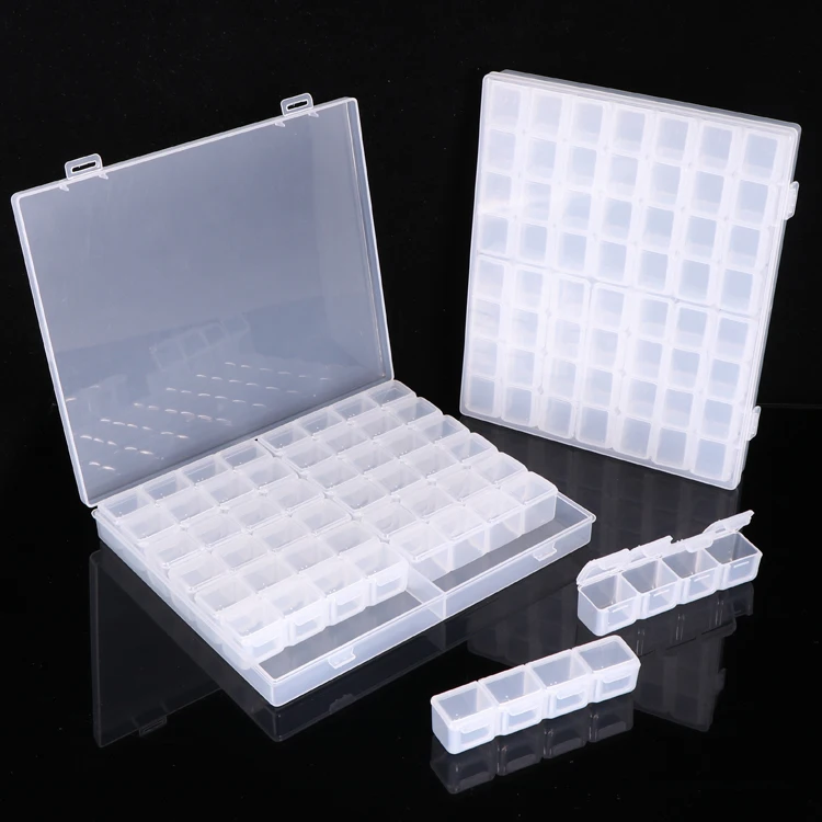 SUNSHING Plastic Jewelry Beads Pills Nail Tips Storage Box DiamondPaint Storage Container Embroidery Accessories Organizer Case