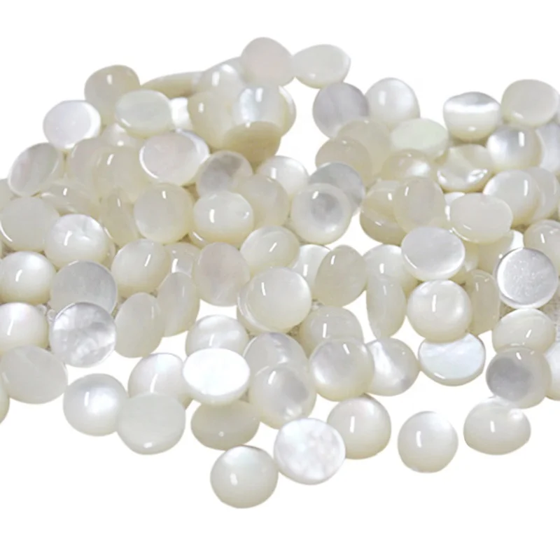 Mother of pearl shell beads for jewelry setting cheap price loose stone beads