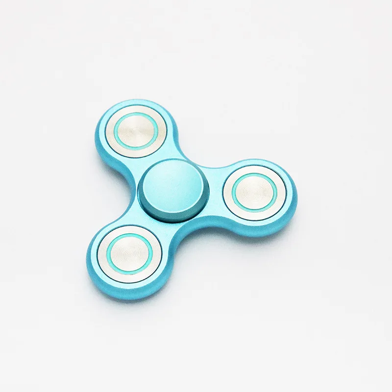 In stock Aluminum Alloy fidget spinner High quality Stainless steel Decompress Spinning top Wholesale