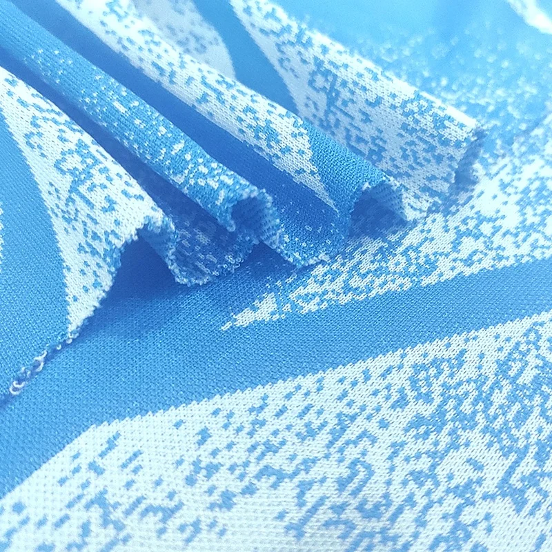 Stretch cationic polyester Spandex elastic fabric Jersey sport Fabric for tshirt