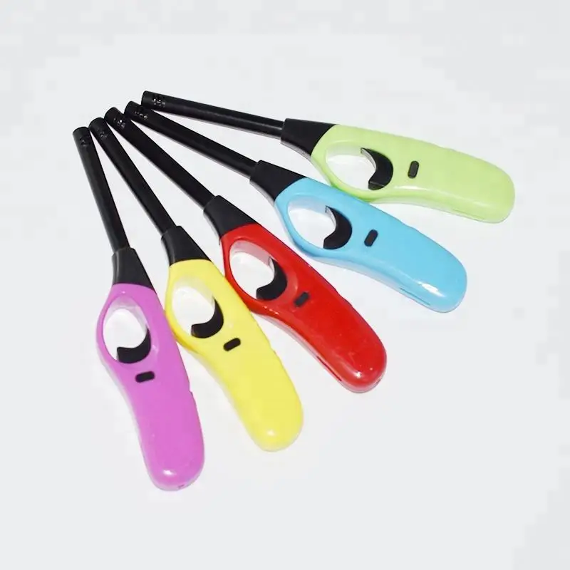 High Quality Custom Logo Safe and Durable Outdoor Home Kitchen BBQ Gas Plastic Lighter