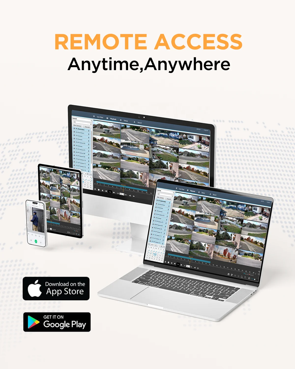 16CH 4TB 12X 8MP PoE IP Turret Camera 2 Way Audio Dual Light Color Night Vision 16 channel camera security systems 4k poe