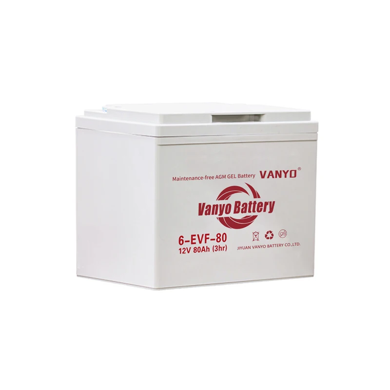 deep cycle 12v 80ah for electric cars lead acid replacement battery