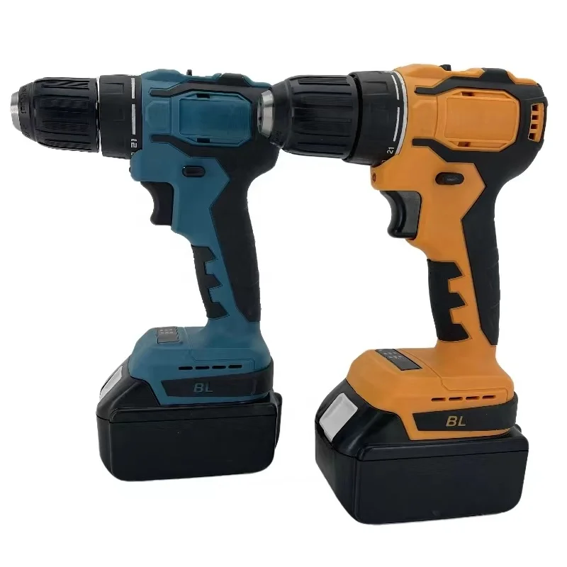 TianC Factory Supply Power Craft Cordless Drill Brushless 21V/18v Cordless Drill Power Tool Set