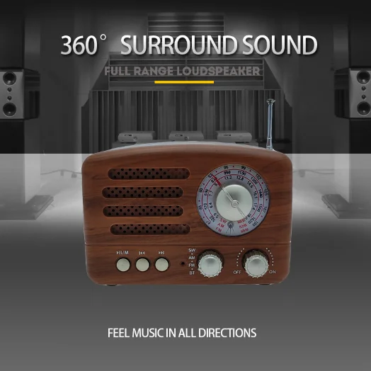 cmik mk-615BT oem odm altavoz portable portable retro small vintage old sound system parlantes subwoofers speaker