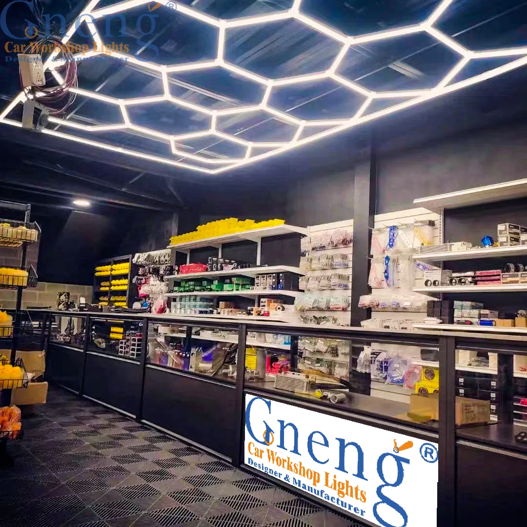 Wholesale Custom Made Honeycomb Led Light For Smoke Shop Supermarket Lights