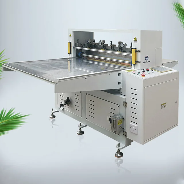 Automatic self-adhesive jump-cutting compound machine foam rubber belt jump-cutting machine