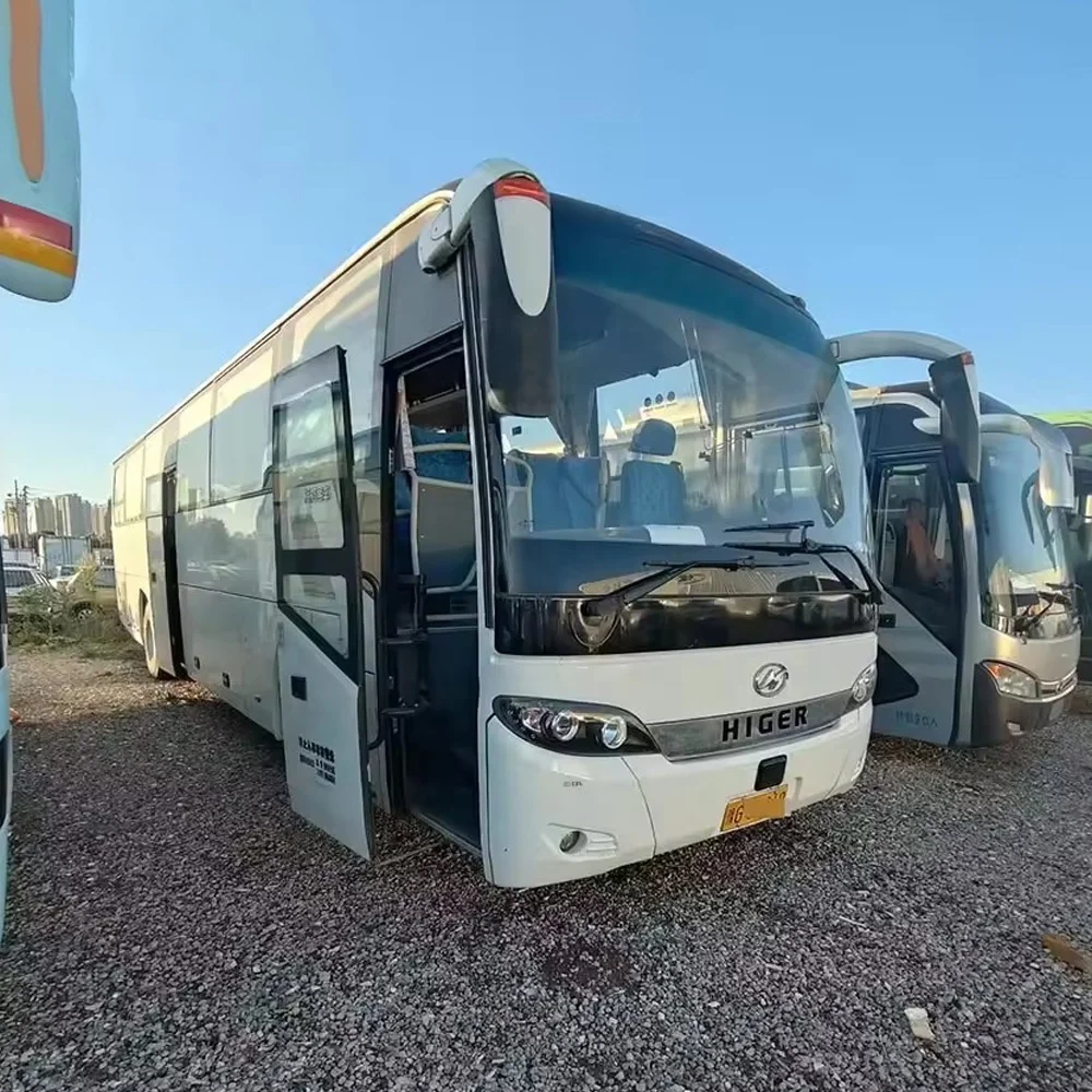 Used Higer Bus China 50 Seats RHD Rear Engine Diesel Higer Coaches KLQ6125 for Sale